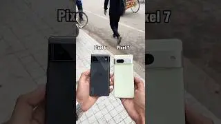 Google Pixel 6 Vs Google Pixel 7 || Camera Zoom Test! #shorts
