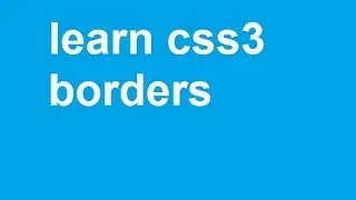 LEARN CSS3 The border-image Property (TUTORIAL)
