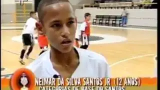 Neymar quando era pequeno o treino dele