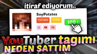 YOUTUBER TAGIMI NEDEN SATTIM?  İtiraf ediyorum! - craftrise