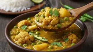 ভাতের সাথে জমাটি ভেজ ডাল ফুলকপি মটরশুঁটি ডালনা রেসিপি | Veg Dal Recipe