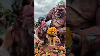 Amazing Ogre and Dwarf Mango Party #funny