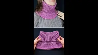 Быстро и легко связать крючком снуд/шарф! Урок для начинающих! Miarti🧶