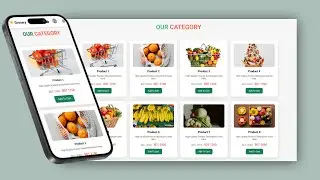 Full Grocery Website Design | Part 2  | DM 007 | Responsive Website