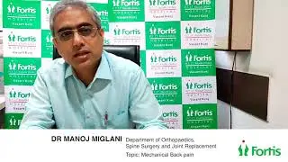 Dr. Manoj Miglani | Mechanical Back Pain