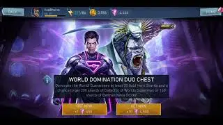 World domination duo chest opening || Getting my First Legendary🔥🔥|| Injustice 2
