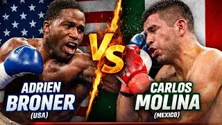 Adrien Broner vs Carlos Molina 🔥 Full Fight Highlights | Classic Boxing Battle HD