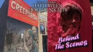 Halloween Horror Nights Behind The Scenes Tour - Killer Klowns From Outer Space & Creepshow!