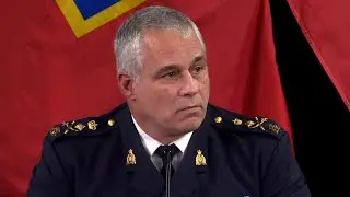 How the commissioner responded when asked if he'd apologize for the failings of the RCMP