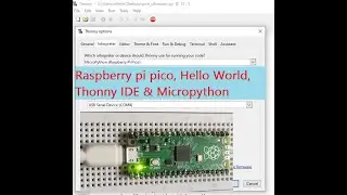Micropython hello world using Raspberry pi pico (RP2040)