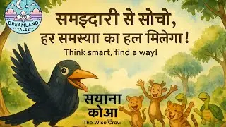 Sayana Kauua (The Wise Crow) | Hindi Moral Story for Kids | Dreamland Tales 2025