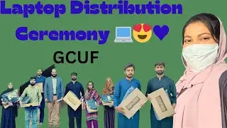 Laptop Distribution Ceremony at GCUF 💻✌️#PMYouth&rsquo;slaptopscheme#PMlaptop#youth#GCUF@Rida Vlogs