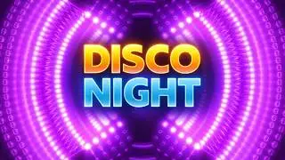 Night party lights with music😉 Colorful disco effect on event screen