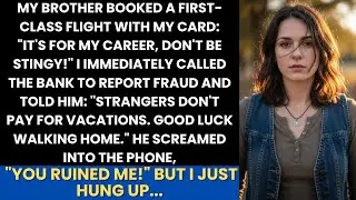 Brother Booked 1st Class On My Card &mdash; I Reported Fraud, He Was Stranded At Airport