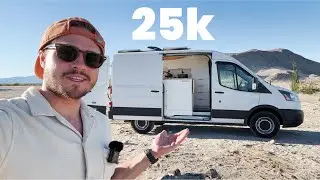 Экскурсия по фургонам за 25 000 долларов | 3 месяца работы | Ford Transit 250 2019 года выпуска, ...