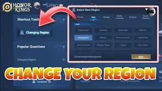 How To CHANGE REGION || HONOR OF KINGS