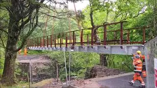 Salachan bridge installation