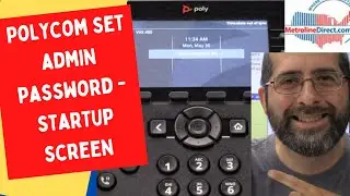 Poly Set Admin Password &mdash; начальный экран/запрос &laquo;старого пароля&raquo;