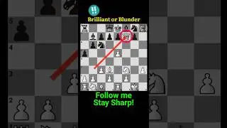 The Key Move After a Brilliant Queen Sacrifice #chess