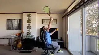 How to practice your kick serve at home