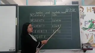 SAS L.K.G: Number and number names from 76 to 80