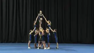 YCADA Cheer - Rules Interpretation - (Level 4) Braced Split Roll Up Pyramid