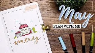 May 2021 | PLAN WITH ME | Bullet Journal Monthly Setup - House Theme