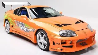 Pual Walkers Toyota Supra As Redbull Soapbox  On TV R.I.P Pual Walker