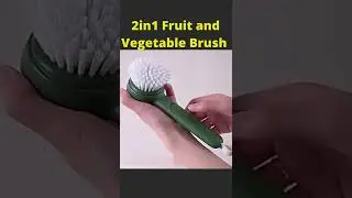 2in1 Fruit and Vegetable Brush Kitchen Gadget Peeler.#short #smartappliances