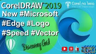 New Logo Microsoft Edge Speed Vector in CorelDRAW 2019