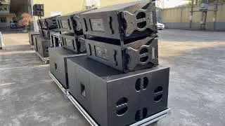T.I Pro Audio LA 2122&LA 218 Dual 12 inch two way line array and dual 18 inch subwoofer