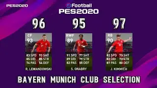 PES 20 Mobile | Bayern Munich Featured Players Max Ratings