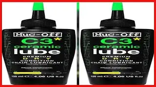 Great product -  Muc Off C3 Ceramic Dry Chain Lube, 120 Milliliters - Premium Bike Chain Lubricant w