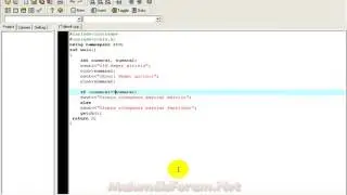 M&uuml;hendis Forum C++ Programlama Dersi 3