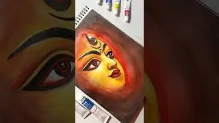 Durga Maa 🥰🥰painting 💖#art #durga #shorts #durgamaa #maadurga #drawing