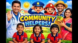 Who Helps Us? Community Helpers Rhyme for Kids | Montessori Preschool