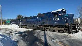 4 Units in Faded Pan Am Glory Hustle EDAY Thru Royalston W/ Empties & Loads for Maine Paper Mills