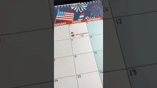 Great themed wall calendar by Hadley Designs  ￼