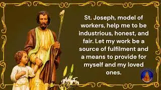 St Joseph, Patron Saint of Workers | Prayer for Guidance at Work