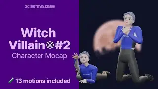 Witch Villain #2 | Character Mocap Pack | Unreal Engine5, Unity