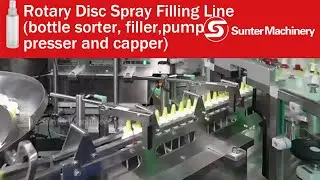 🔄 All-in-One Rotary Spray Filling Line! 🔄