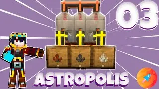 Primeiros min&eacute;rios do modpack s&atilde;o CRISTAIS | ASTROPOLIS - EP 03 | Minecraft: Perdido no Espa&ccedil;o