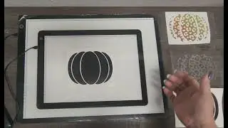 Layering Adhesive Vinyl with a LED Light Pad From Creative Design & Supply #lightbox