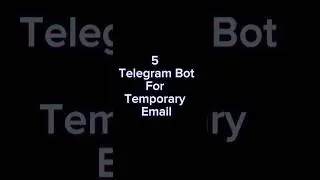 5 #Temporary #Email #Telegram #Bot