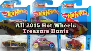 All 2015 Hot Wheels Treasure Hunts