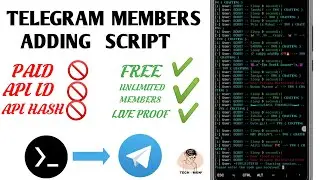 how to add unlimited member on Telegram through Termux  | #termux #telegram