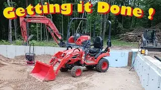 Moving the earth With Kubota power!!