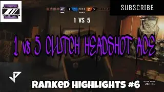 1 vs 5 CLUTCH ACE -Ranked Highlights #6