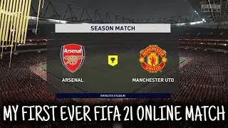 MY FIRST EVER FIFA 21 ONLINE MATCH 😁😁