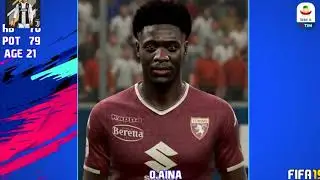 Fifa 19 all Serie A player faces and new faces added